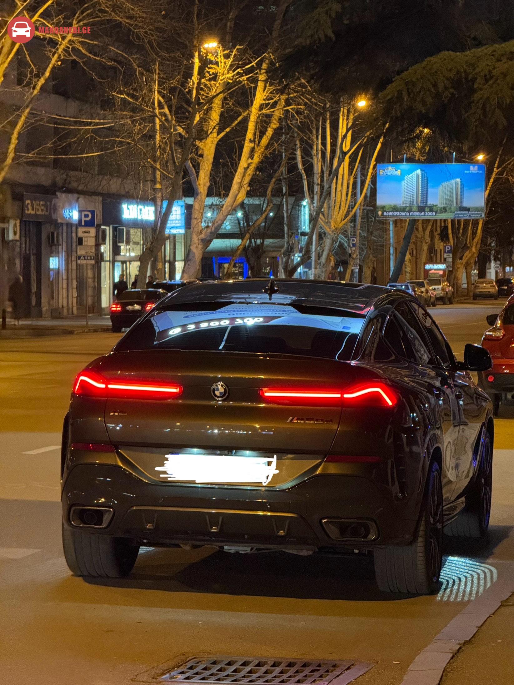 ქირავდება BMW X6 M50D 2023 , ფოტო 2